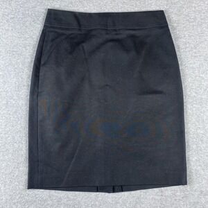 Banana Republic Skirt Womens 0 Black Stretch Pencil Career Work Office‎ Classic